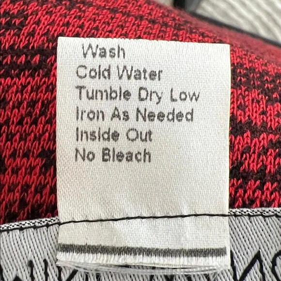 Ming Wang red and black marbled poncho sweater wrap • s/m - Picture 6 of 6